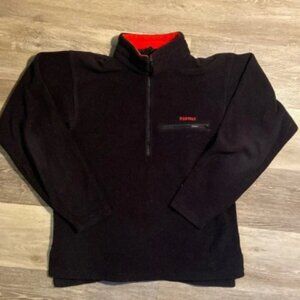 Marmot mens XL black and white zip up jacket